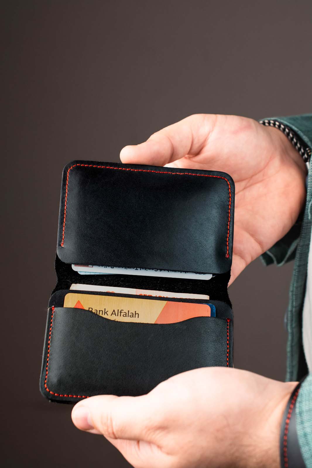 The Stellar – Black Leather Smart Wallet - Limited Edition