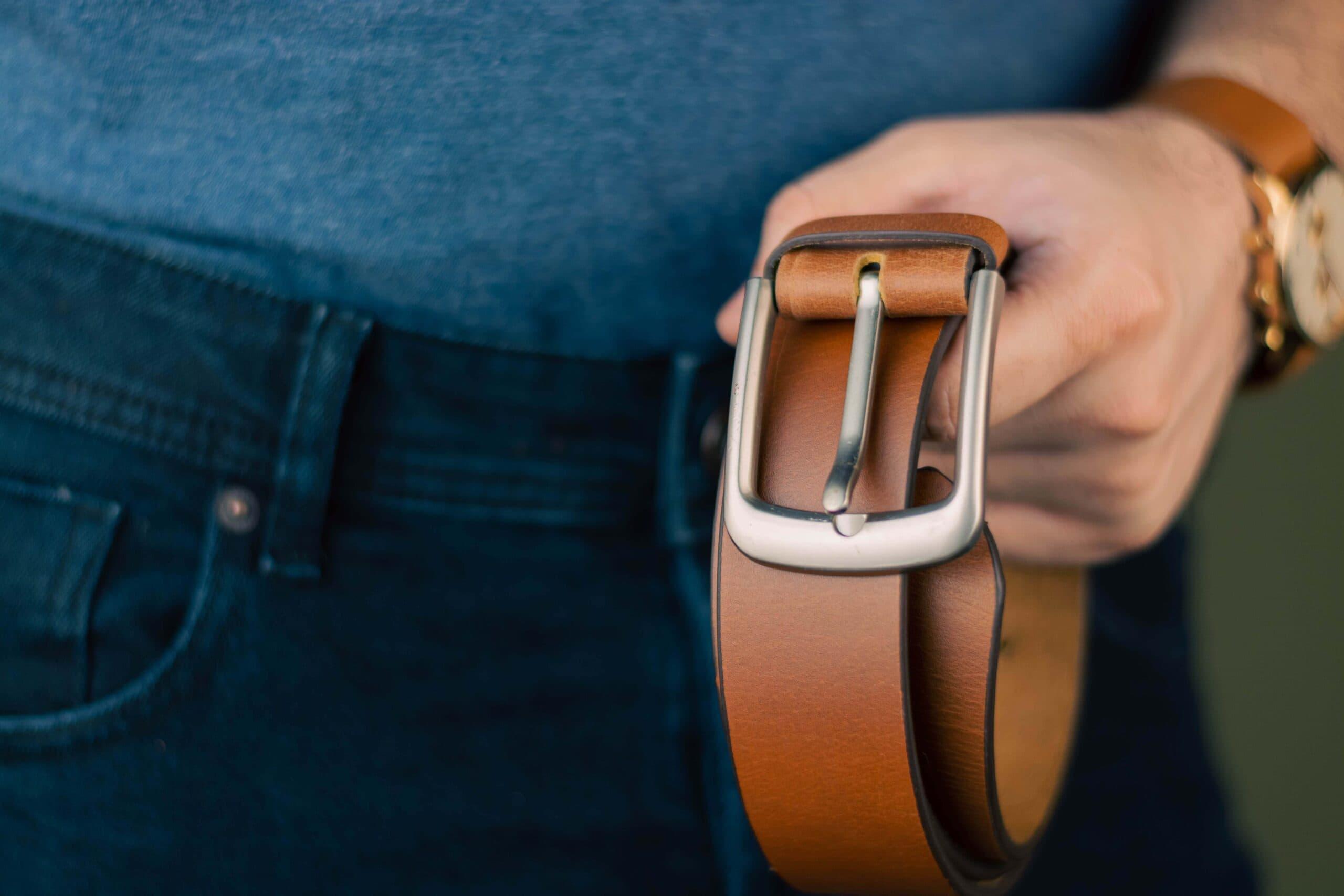 The Mylan - Leather Belt - Light Brown